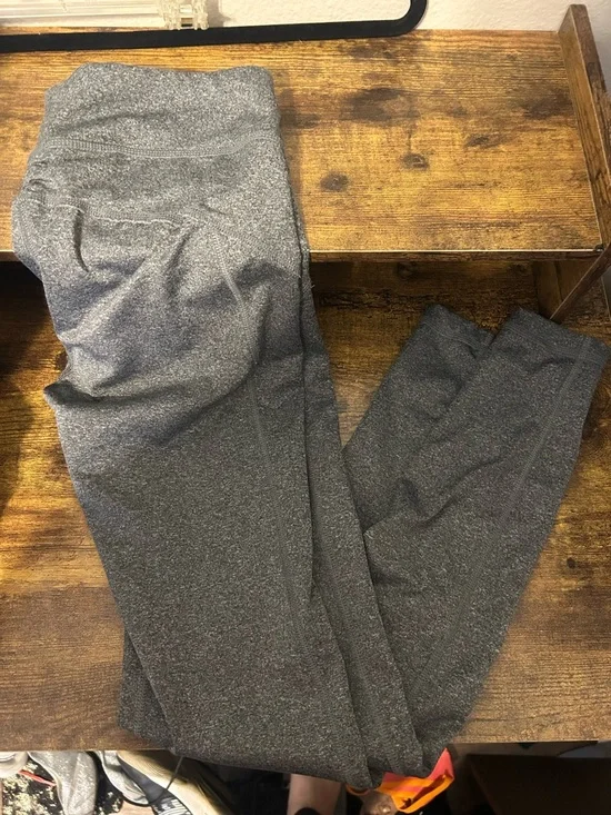 Women's High-Rise Gray Leggings - Stretch Performance women’s size medium - Picture 1 of 4